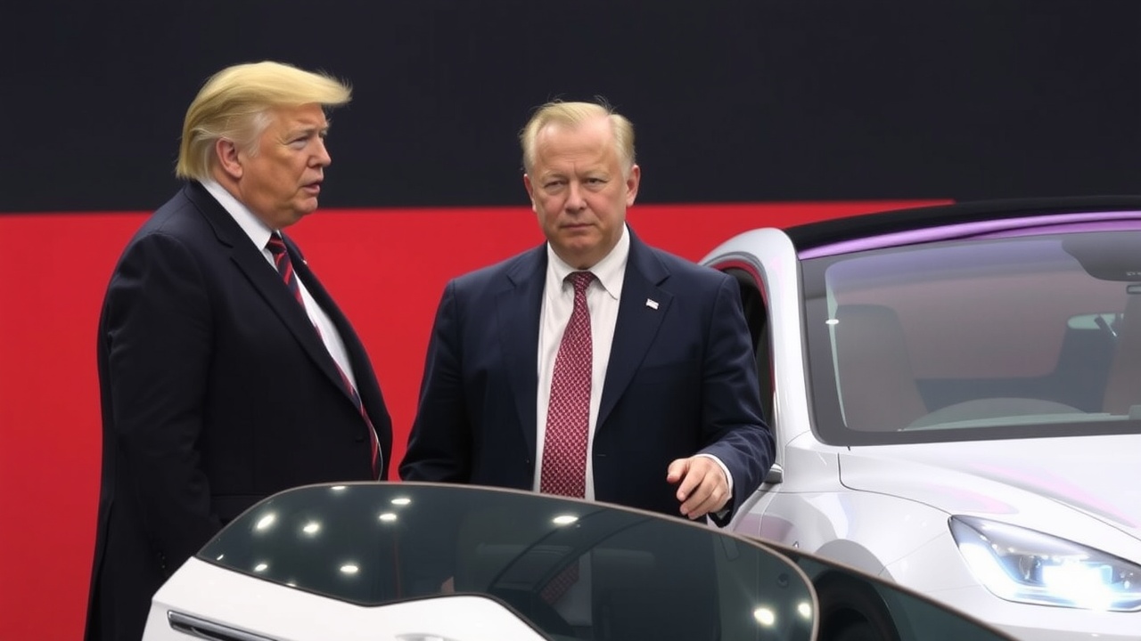 Who is operating the Tesla?